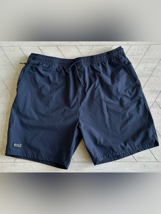 BYLT Basics Other - BYLT Premium Basics Mens 3XL Navy Athletic Performance Stretch Activewear Shorts